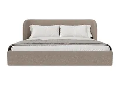 Кровать двуспальная Classic 200 см (бежевый, букле)
