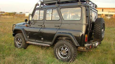 Расширители арок УАЗ Hunter LAPTER (вырезанная арка)