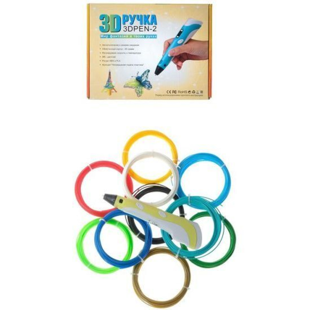 3D ручка для творчества, 3D моделирование, розовая