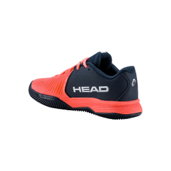 Детские теннисные кроссовки HEAD Revolt Pro 4.0 Clay Court Shoe Kids - Dark Blue, Coral