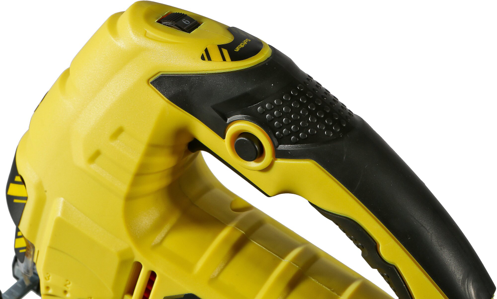 Электролобзик Hanskonner HJS0811LPE, 860 Вт желтый/черный