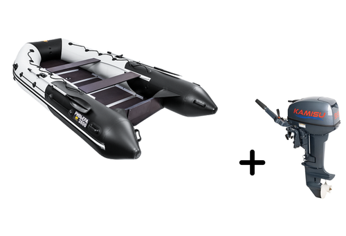 Ривьера 3800 слань+киль + KAMISU T 9.9 BMS (комплект лодка + мотор)