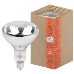 Инфракрасная лампа ЭРА ИКЗ 220-250 R127 для обогрева животных 220-250 Вт Е27