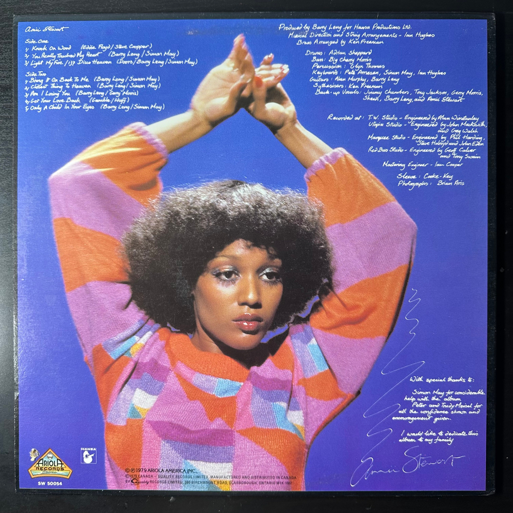 Amii Stewart ‎– Knock On Wood (США 1979г.)