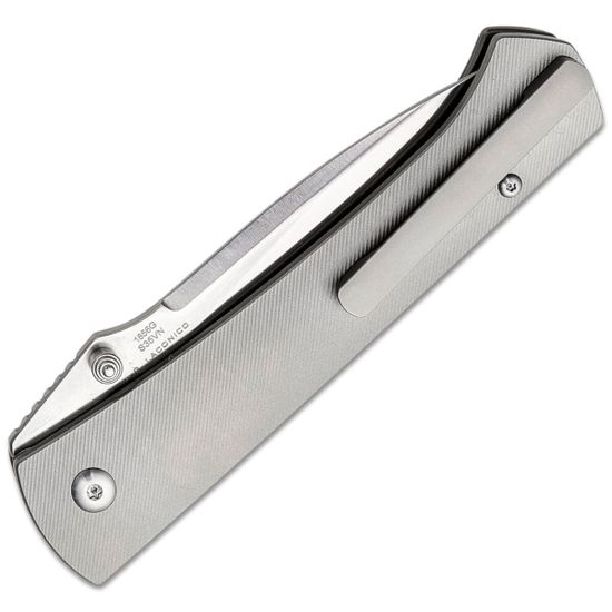 Складной нож ARTISAN CUTLERY 1856G-GY ANDROMEDA c клинком из стали CPM-S35VN, рукоять титан