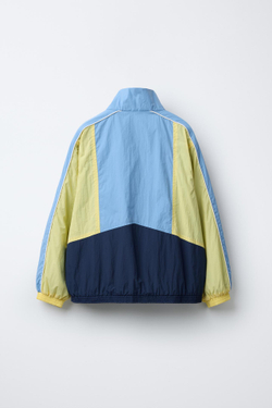 ZARA ЛЕГКИЙ ДОЖДЕВИК ИЗ ВЫСОКОТЕХНОЛОГИЧНОЙ КОНТРАСТНОЙ ТКАНИ, ЖЕЛТЫЙ