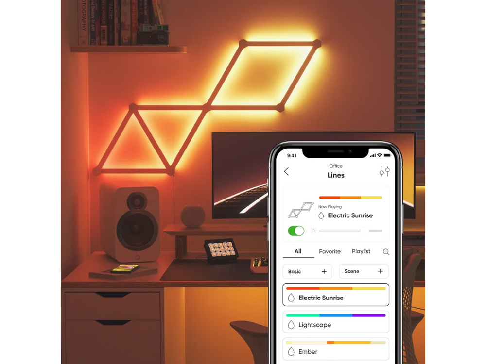 Система освещения Nanoleaf Lines Starter Kit, UK