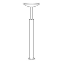 Citilux Dorn CLU05B LED Уличный парковый светильник Графит