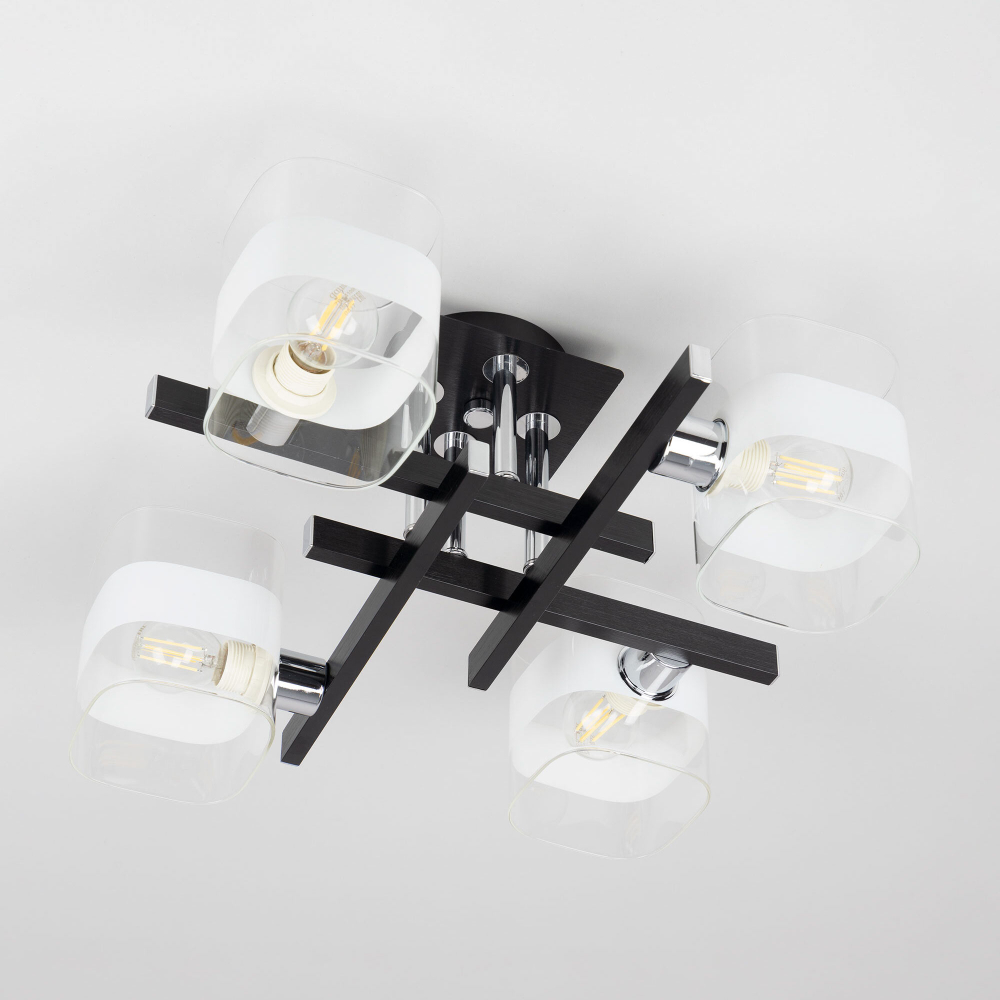 Citilux Вирта CL139242 Люстра потолочная Чёрная