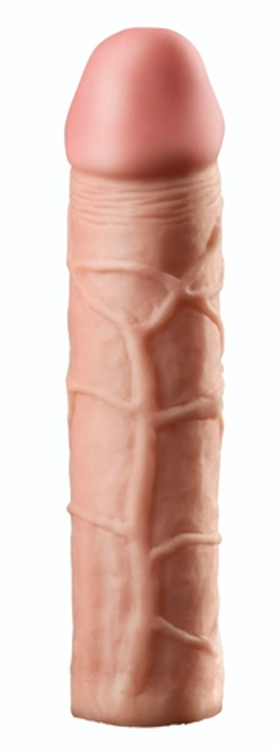 Телесная насадка Fantasy X-tensions Perfect 2 Extension - 20,3 см. (Цвет: телесный)