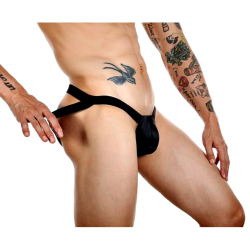 Мужской вкладыш PUSH UP черный Romeo Rossi RR4003-2