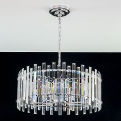 Citilux Ингвар CL334181 Люстра подвесная хрустальная Хром