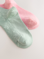 Носки хлопковые для девочки Next AU3-117, 2 шт., Розовый, Хаки