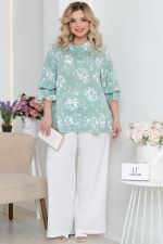 Блуза "Гелла" (мята) Б5644 LT Collection