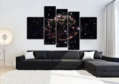 Модульная картина "Созвездие Кассиопея"