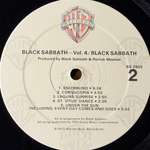 Black Sabbath ‎– Black Sabbath Vol 4 (США)