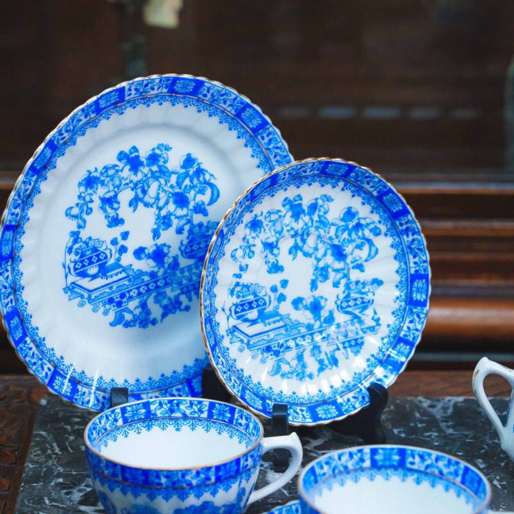 Чайный сервиз на 6 персон «Голубая классика Баварии»