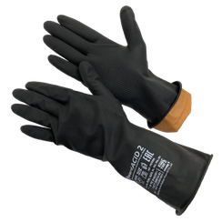 Перчатки Gward ACID2 усиленные, резиновые, технические, КЩС тип 2+