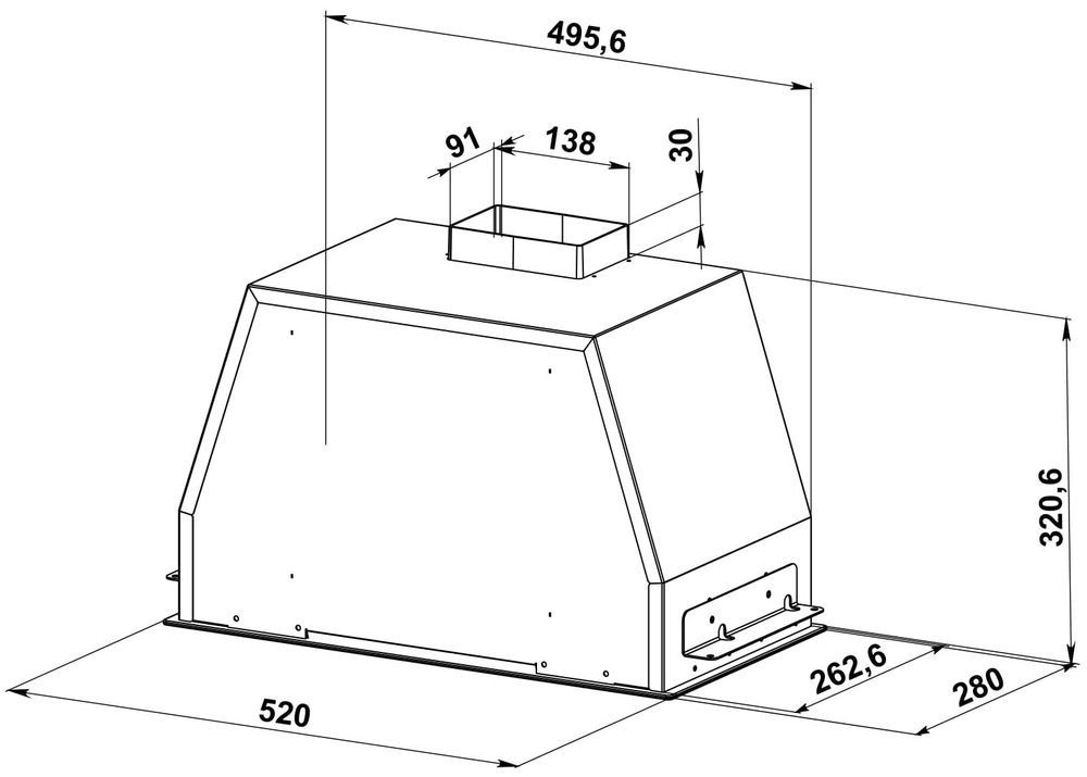 вытяжка D 549 W