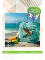 Термонаклейка на одежду, термопринт Птица