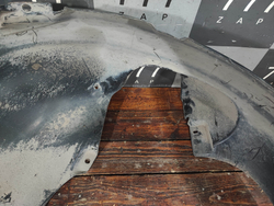 Подкрылок передний левый Volkswagen Polo 5 Sedan 10-20 Б/У Оригинал 6RU809961