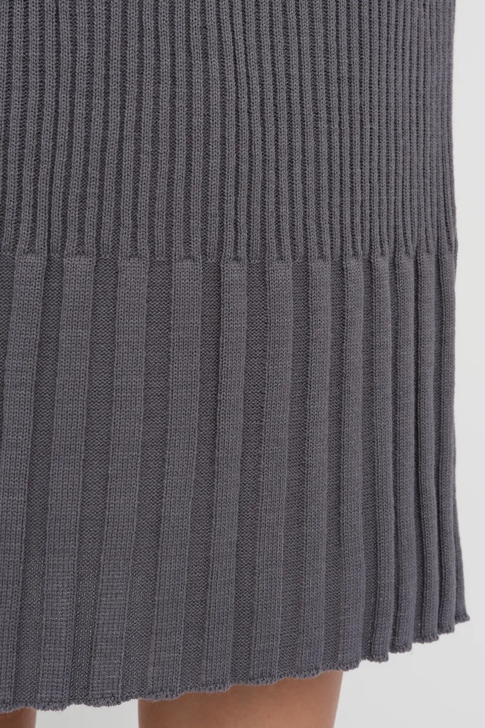 Юбка И 001 дл/серый