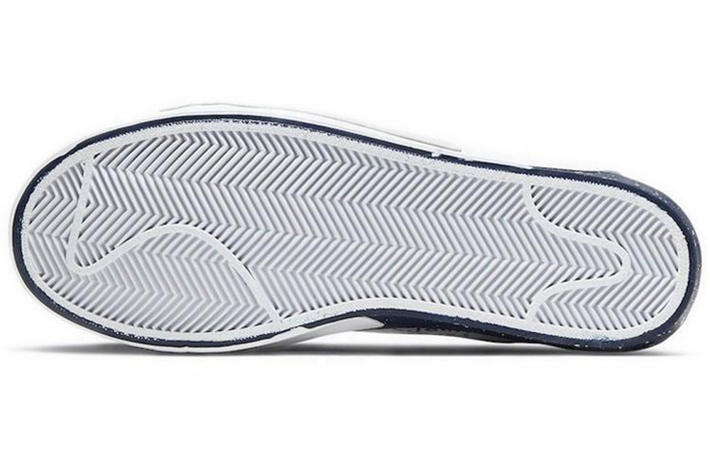 Кроссовки Nike Blazer Low Slip Blue Void (Женская размерная сетка)