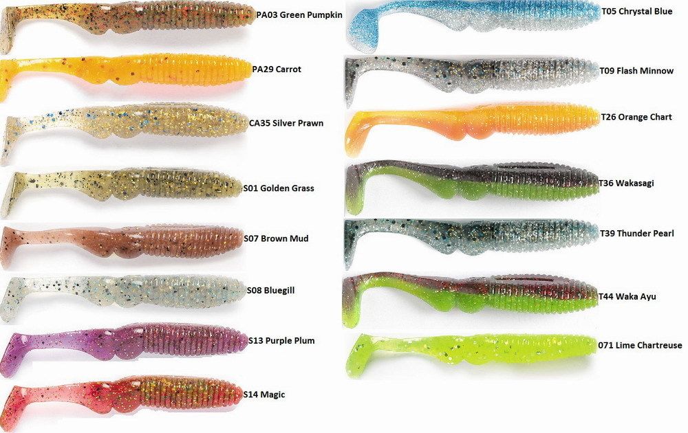 Мягкая съедобная приманка LJ Pro Series Mister Greedy 3.9 in (99 мм), цвет S08, 5 шт