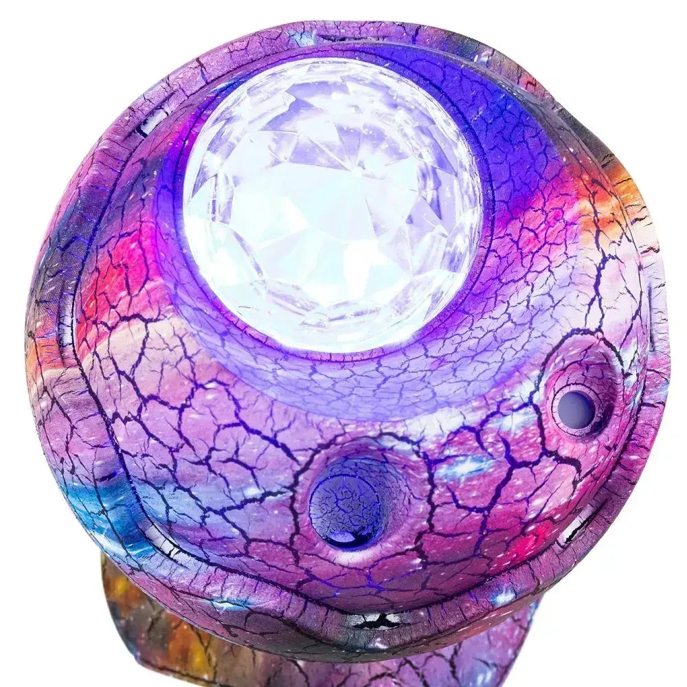 Ночник проектор Яйцо динозавра фиолетовый / Ночник проектор звездного неба / Яйцо дракона