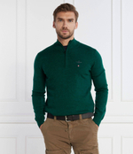 Хлопковый свитер Aeronautica Militare - темно-зеленый(MA1389L415)