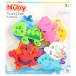 Nuby, Плавающие животные для ванн, для детей от 3 лет, 16 шт.