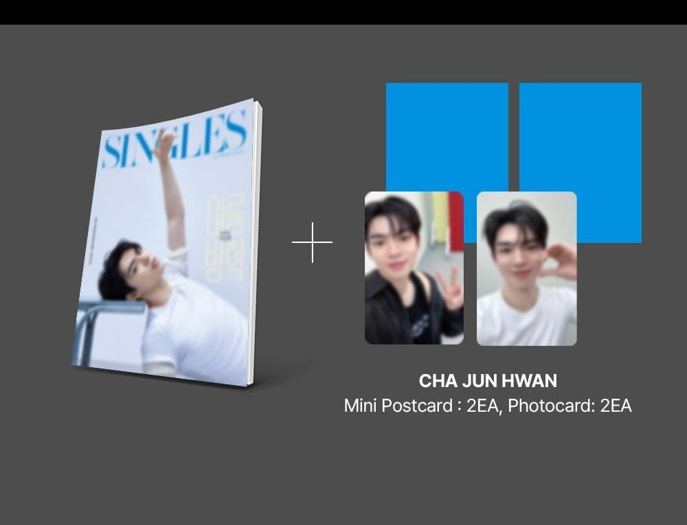 (ПРЕДЗАКАЗ) публикация SINGLES JAPAN - VOL19 CHA JUN HWAN