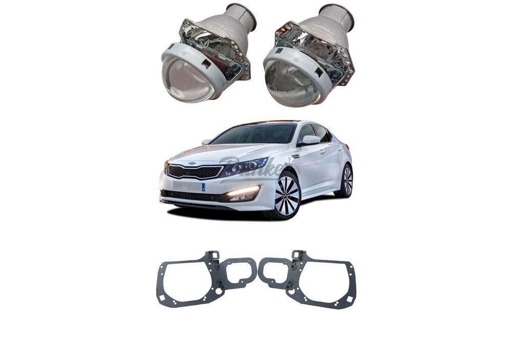 Готовый комплект для замены штатных линз Kia Optima 3 рестайлинг 2013-2015
