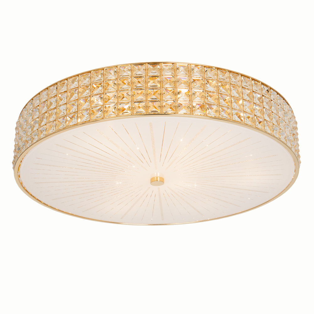 Citilux Портал CL324102 Люстра хрустальная Золото