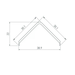 Экран матовый KLUS-P45-2000 Square OPAL (Arlight, Пластик) 020901