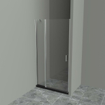 Душевая дверь BelBagno Uno 120 UNO-B-12-50+70-C-Cr профиль Хром стекло прозрачное