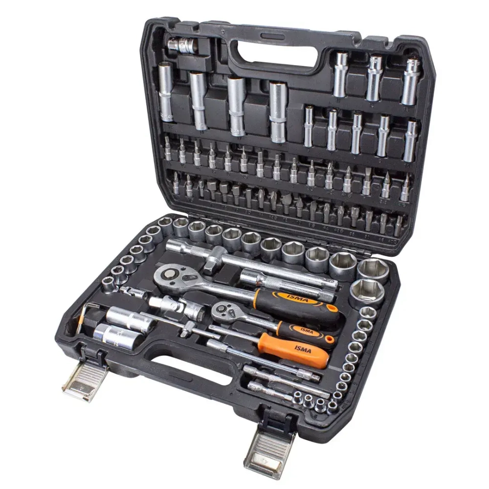 Набор инструментов 94пр.1/4''1/2''(6гр.)(4-32мм) ISMA ISMA-4941-5