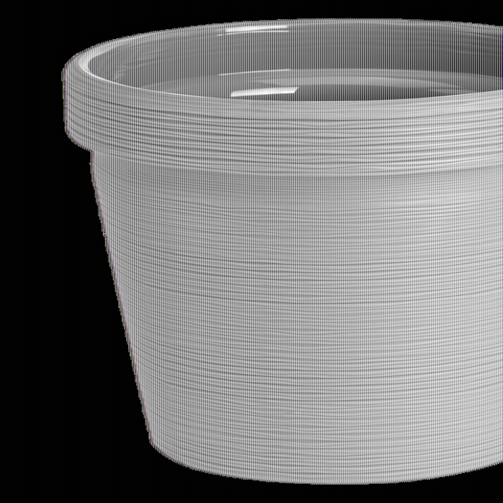 Кашпо для цветов пластиковое 2,35л d-16,5см «Терра» Фраппе