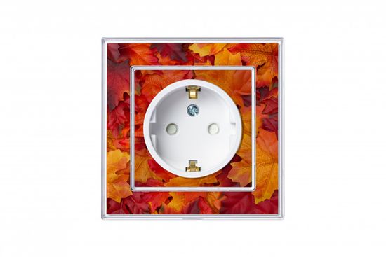 Розетка 1-м СП AtlasDesign Art 16А IP20 с заземл. защ. шторки механизм бел. SE ATN200145