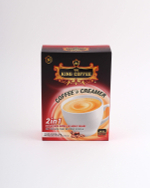 Растворимый вьетнамский кофе King Coffee and Creamer (кофе и сливки, 2 в 1), 2 упаковки по 15шт.