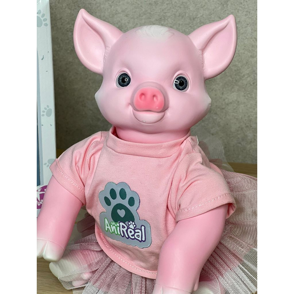 Игрушка мягконабивная 35см AniReal Хрюшка (60104)