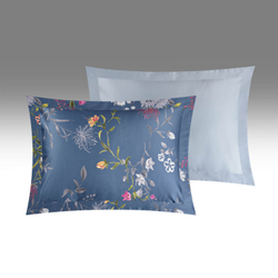 Наволочки 2шт 50x70+5 Sharmes Aster Blue с принтом