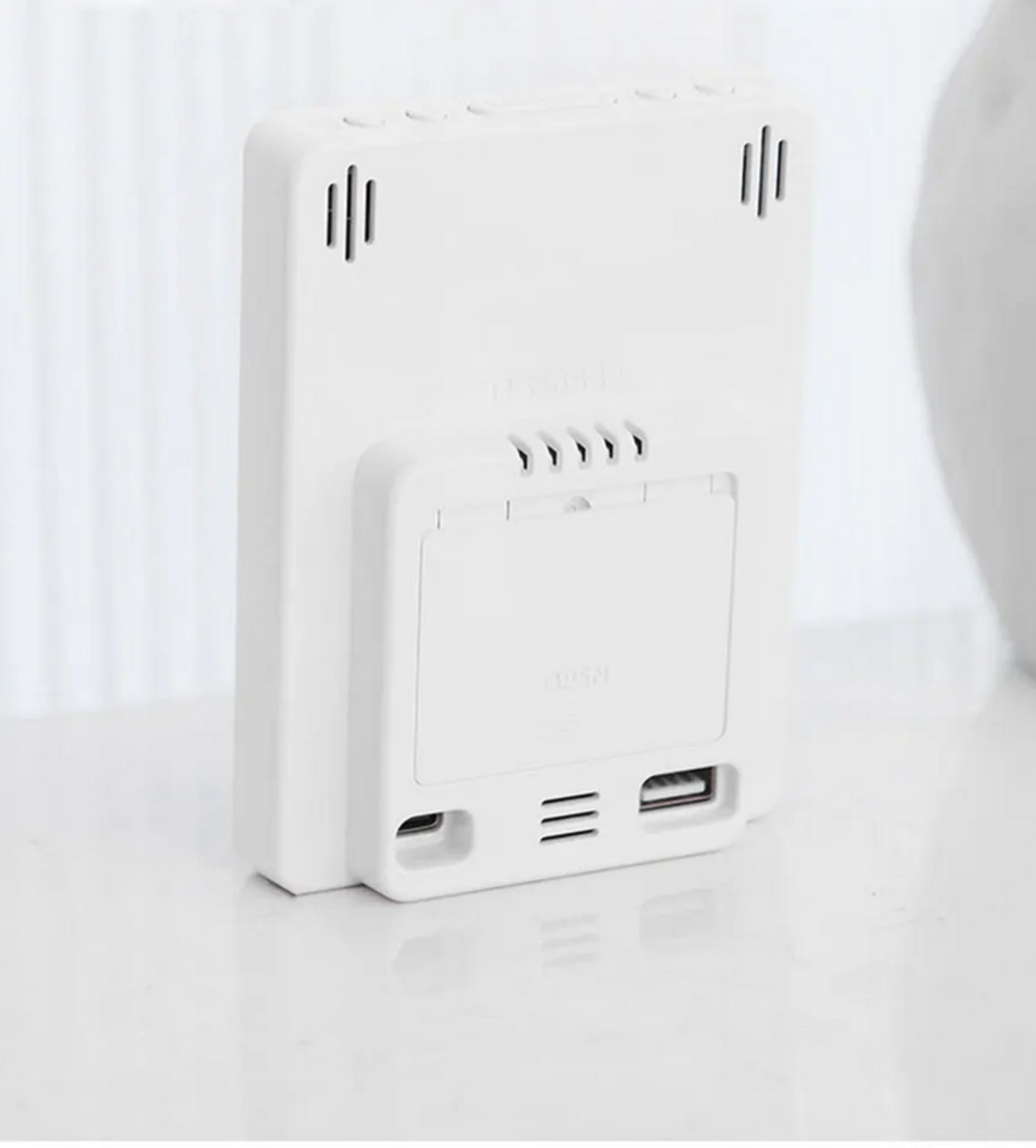 Часы-будильник настольные LED 5508 White&Orange