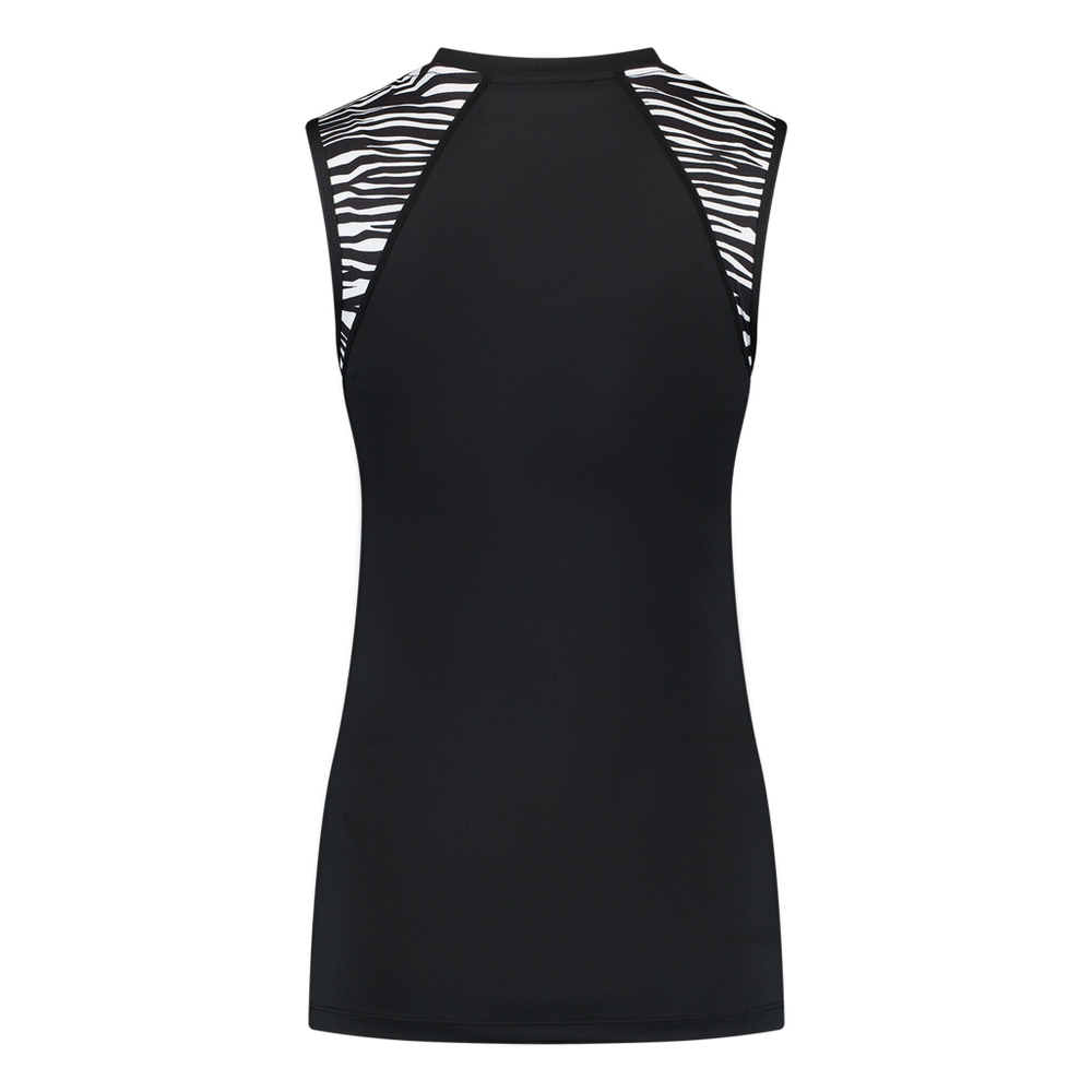 Женская теннисная майка Dunlop Game Tank Top Women - Black, White