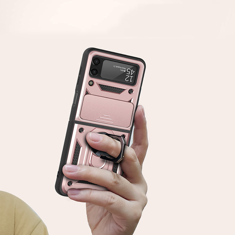 Чехол с кольцом Bumper Case для Samsung Galaxy Z Flip 3