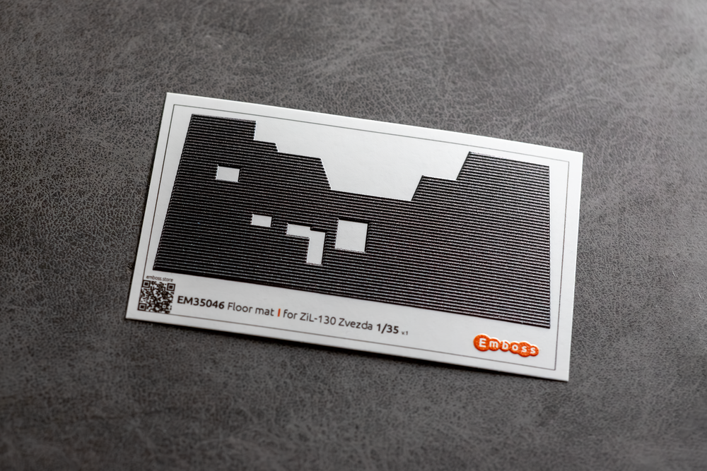 ZIL-130 Classic floor mat for Zvezda 1/35 (3D decal)
