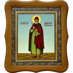 Димитрий Александрович Переяславский, Владимирский благоверный князь. Икона на холсте.