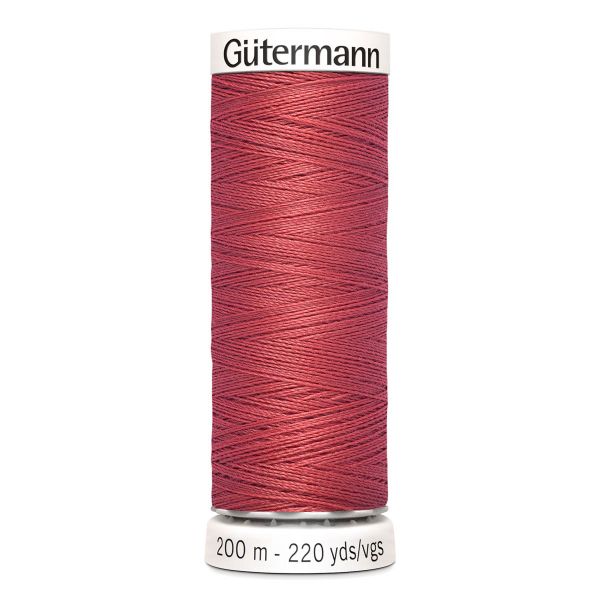 Нитки универсальные Gutermann Sew-all 100 (200 метров), 5 кат. | 519 т.лососевый