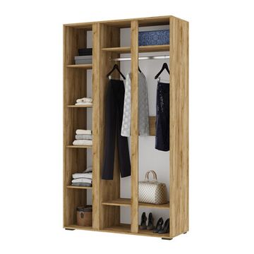 ХЕЛЕН ШК 02 Шкаф 3х створчатый с зеркаломФасад БЕЛЫЙ/Корпус БЕЛЫЙ