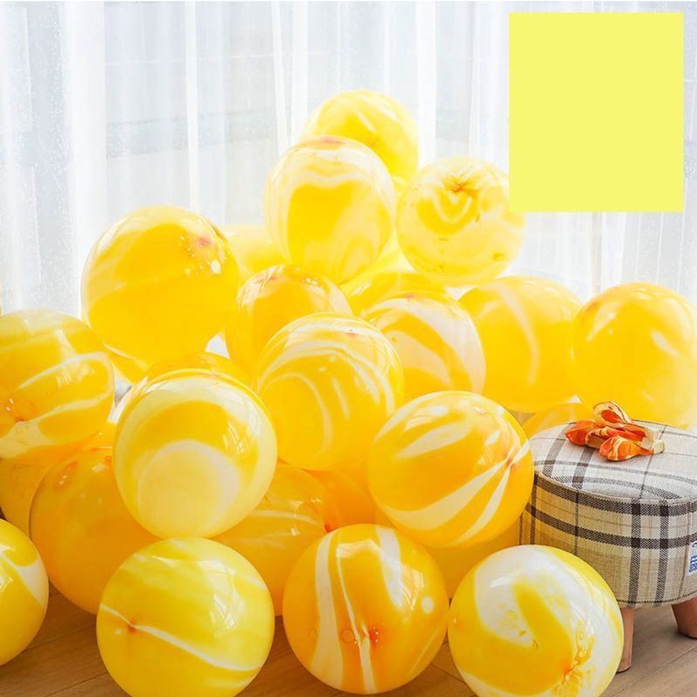 Шар (12"/30 см) Желтый, агат 50 шт.